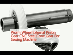 چرخ کرم چرخ خارجی چرخ پینیون CNC چرخ مخروط فولادی برای ماشین دوخت