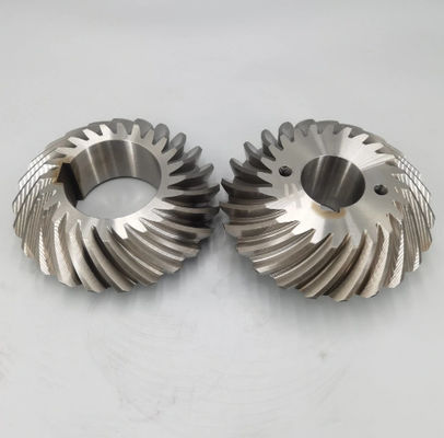بزرگ ماژول مارپیچ Bevel Gear با کیفیت بالا جعل بزرگ تاج چرخ Pinion تولید کننده حرفه ای