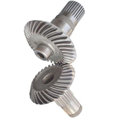 قطعات کوچک ماژول Spline Shaft Spiral Bevel Gear ماشین تراش با دقت بالا