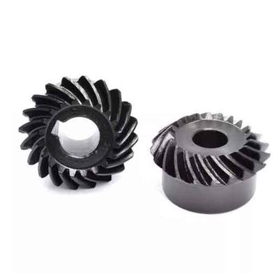 1.5 ماژول چرخ تاج و پیونین فولاد سخت شده مارپیچ بیول Gear برای دوچرخه